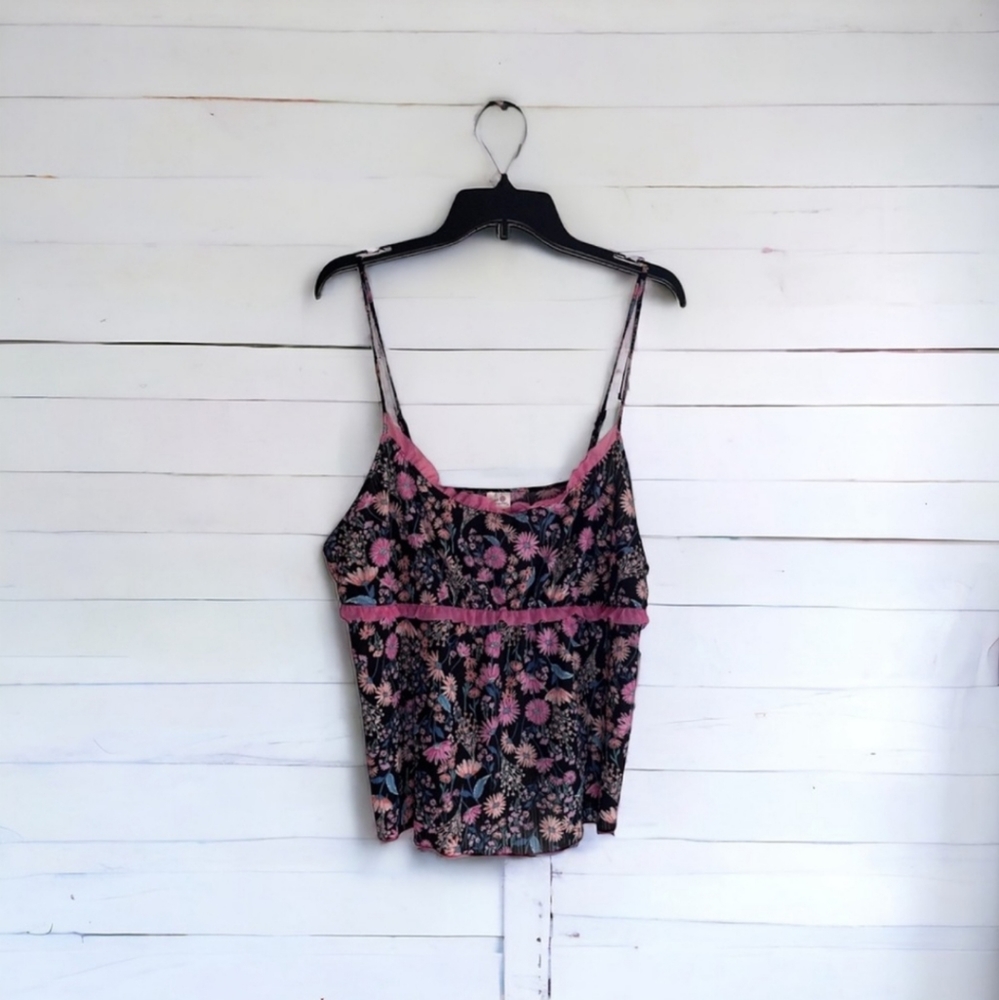 Secret Treasure Women’s Size XL 16-18 Floral Tank Top